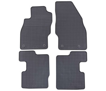 Гумени стелки комплект предни и задни (4 броя) - черни за OPEL CORSA E (X15) товарен от 2014