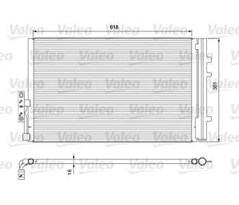 Кондензатор, климатизация VALEO 814386 за BMW X4 (F26) от 2013 до 2018