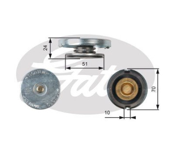 Капачка, радиатор GATES RC135