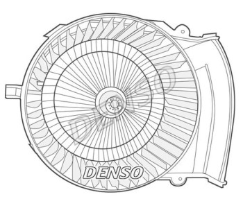 Вентилатор вътрешно пространство DENSO DEA07015 за CITROEN JUMPY I (BS, BT, BY, BZ) товарен от 1994 до 2006