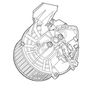 Вентилатор вътрешно пространство DENSO DEA07018 за PEUGEOT PARTNER товарен от 2008
