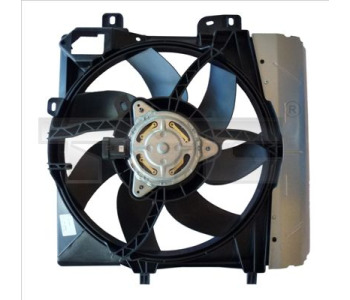 Вентилатор, охлаждане на двигателя TYC 805-0009 за CITROEN C-ELYSEE от 2012