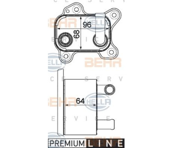 Водна помпа HELLA 8MP 376 800-451 за CITROEN BERLINGO (M) товарен от 1996 до 2011