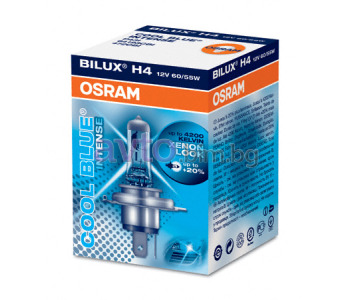 Крушка H4 12V 60/55W P43t COOL BLUE INTENSE 1бр. - Osram