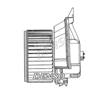 Вентилатор вътрешно пространство DENSO DEA21014 за PEUGEOT 3008 (0U_) от 2009 до 2016