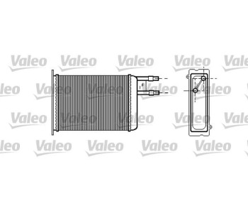 Топлообменник, отопление на вътрешното пространство VALEO 812141 за FIAT DUCATO (230) платформа от 1994 до 2002