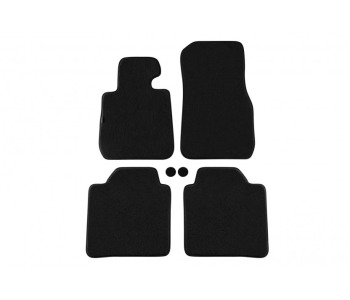 Мокетни стелки PETEX черни Style - комплект предни и задни (4 броя) за BMW 3 Ser (F34) гран туризмо от 2012