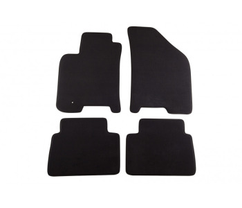 Мокетни стелки PETEX черни Style - комплект предни и задни (4 броя) за CHEVROLET NUBIRA седан от 2005
