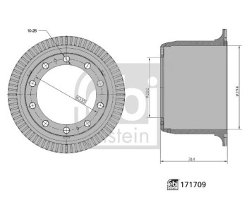 Датчик, температура на охладителната течност FEBI BILSTEIN 171782 за FIAT SCUDO (220) пикап от 1996 до 2006