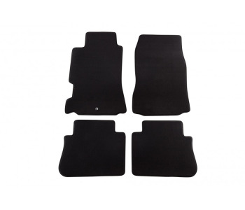 Мокетни стелки PETEX черни Style - комплект предни и задни (4 броя) за HONDA LEGEND IV (KB) от 2004 до 2012