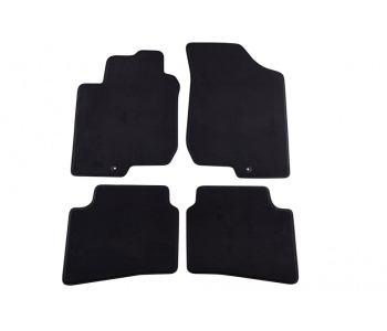 Мокетни стелки PETEX черни Style - комплект предни и задни (4 броя) за KIA CEED (ED) хечбек от 2006 до 2012