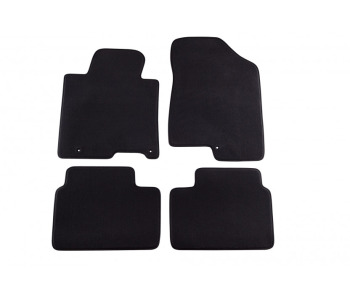 Мокетни стелки PETEX черни Style - комплект предни и задни (4 броя) за KIA CEED (JD) от 2012 до 2018