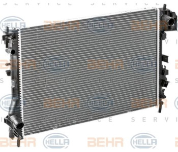 Радиатор, охлаждане на двигателя HELLA 8MK 376 700-581 за RENAULT CLIO II (BB0/1/2_, CB0/1/2_) от 1998 до 2005