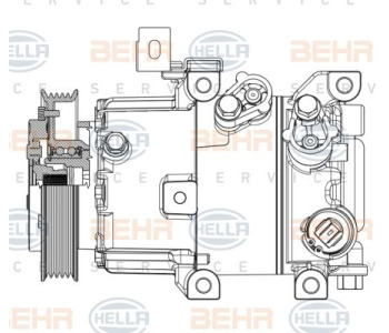 Кондензатор, климатизация HELLA 8FC 351 008-484 за RENAULT CLIO IV (BH_) от 2012 до 2019