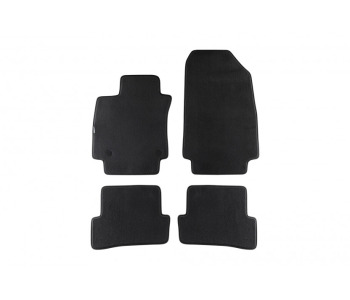 Мокетни стелки PETEX черни Style - комплект предни и задни (4 броя) за RENAULT CLIO IV (KH_) комби от 2013 до 2019