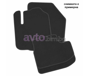 Мокетни стелки PETEX черни Style - комплект предни (2 броя) - 13158702 за VOLKSWAGEN TRANSPORTER IV (70XB, 70XC, 7DB, 7DW, 7DK) пътнически от 1990 до 2003