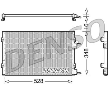 Кондензатор, климатизация DENSO DCN06005
