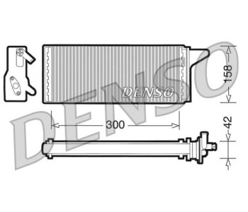 Резистор, електромотор-вентилатор охлаждане DENSO DRS09001 за FIAT MAREA (185) комби от 1996 до 2007