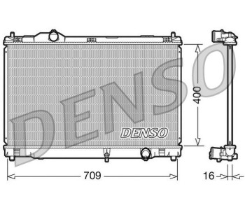 Топлообменник, отопление на вътрешното пространство DENSO DRR09002 за FIAT MAREA (185) от 1996 до 2007