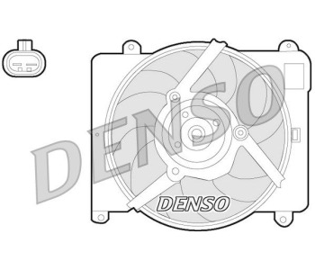Вентилатор, охлаждане на двигателя DENSO DER09083 за FIAT DOBLO (119) пътнически от 2001 до 2009