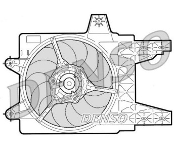 Вентилатор, охлаждане на двигателя DENSO DER09310 за FIAT DUCATO (250) товарен от 2006