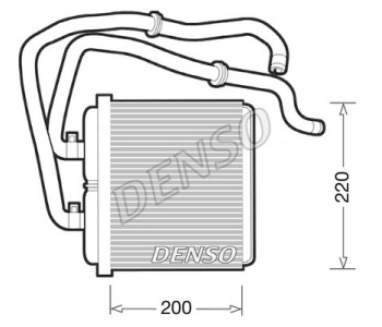 Резистор, електромотор-вентилатор охлаждане DENSO DRS09003 за FIAT IDEA от 2003