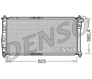Радиатор, охлаждане на двигателя DENSO DRM09037 за FIAT MULTIPLA (186) от 1999 до 2010