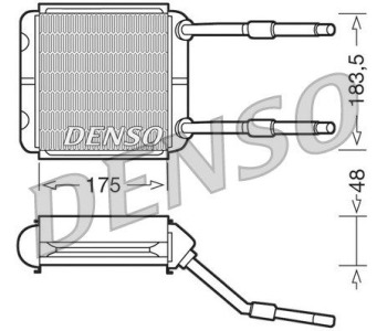 Съпротивление, вентилатор за вътрешно пространство DENSO DRS09020 за FIAT PUNTO GRANDE (199) от 2005 до 2012