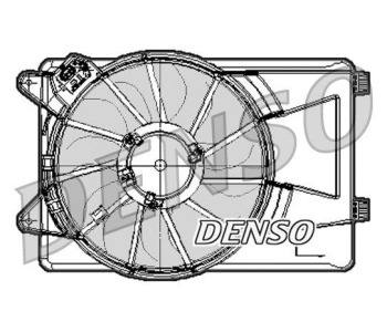 Вентилатор, охлаждане на двигателя DENSO DER13204 за FIAT TEMPRA (159) комби от 1990 до 1997