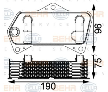 Водна помпа HELLA 8MP 376 800-561 за FORD TOURNEO CONNECT пътнически от 2002 до 2013