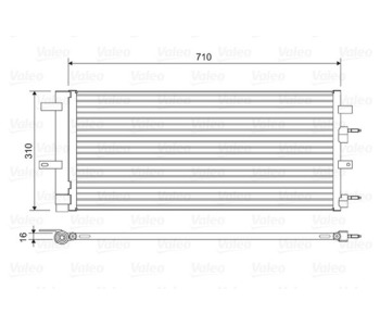 Кондензатор, климатизация VALEO 822618 за FORD MONDEO V седан от 2014