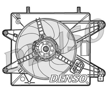 Вентилатор, охлаждане на двигателя DENSO DER10006 за FORD FIESTA IV (JA, JB) от 1995 до 2002