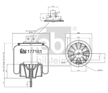Термостат, охладителна течност FEBI BILSTEIN 17918 за VOLKSWAGEN BORA (1J2) от 1998 до 2005