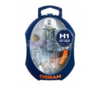 Комплект крушки и бушони OSRAM 12V - H1, P21W, PY21W, P21/5W, R5W, W5W, 15A, 20A, 30A.