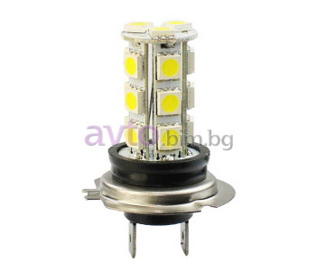 Диодна крушка H7 LED 12V - бяла светлина