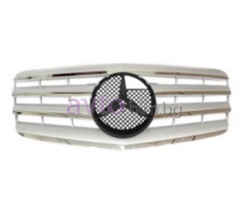 Тунинг решетка хром/сива след 2006 за MERCEDES E (S211) комби от 2003 до 2009