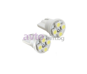 Диодни крушки Т10 4SMD диода 3528 - 2бр.