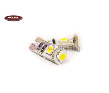 Диодни крушки Т10/W5W 3SMD - 2бр.