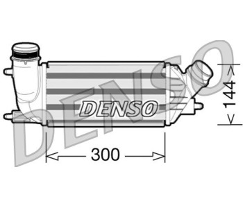 Интеркулер (охладител за въздуха на турбината) DENSO DIT12004 за IVECO DAILY VI товарен от 2014