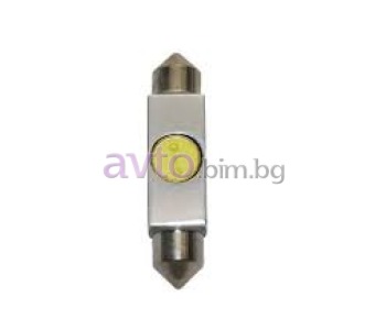 Диодни крушки за плафон бяла 1 SMD SV8.5 LED 35x10mm - 2 бр