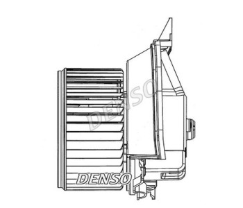 Вентилатор вътрешно пространство DENSO DEA13004 за LANCIA YPSILON (312, 846) от 2011