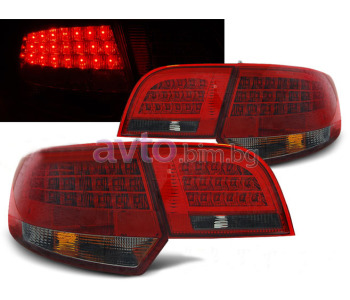 Тунинг стопове червени опушени LED (ляв и десен) за AUDI A3 Sportback (8PA) от 2004 до 2015