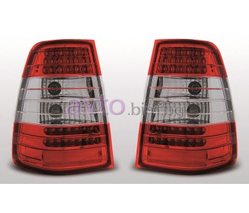 Тунинг стопове червено бели LED - Комби за MERCEDES E (S124) комби от 1993 до 1996