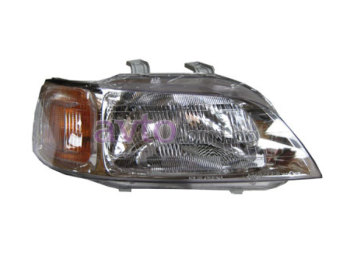 Фар десен H4 5 врати електрически DEPO след 1998 хром за HONDA CIVIC VI (MB, MC) комби от 1998 до 2001