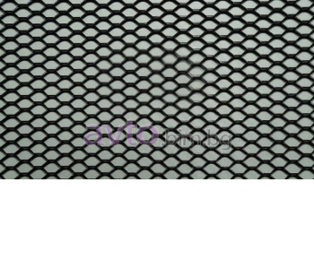Тунинг мрежа - Черна метална дребна 33x100 см.