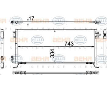 Вентилатор вътрешно пространство HELLA 8EW 351 034-061 за MERCEDES SPRINTER NCV3 (W906) 3.5T пътнически от 2006 до 2018