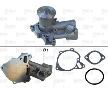 Водна помпа VALEO 506778 за MITSUBISHI L400 SPACE GEAR (PD_W, PC_W, PA_V, PB_V, PA_W) пътнически от 1994 до 2007