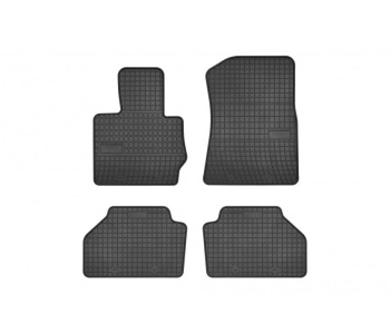Гумени стелки комплект предни и задни (4 броя) - черни за BMW X3 (F25) от 2010 до 2017