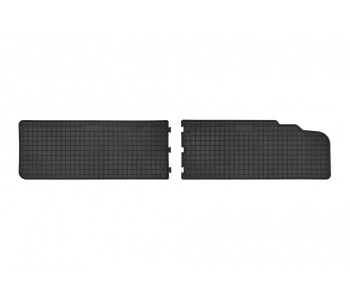 Гумени стелки комплект задни (2 броя) - черни за RENAULT TRAFIC II (JL) пътнически от 2001 до 2014