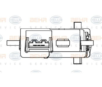 Радиатор, охлаждане на двигателя HELLA 8MK 376 700-311 за NISSAN INTERSTAR (X70) платформа от 2003